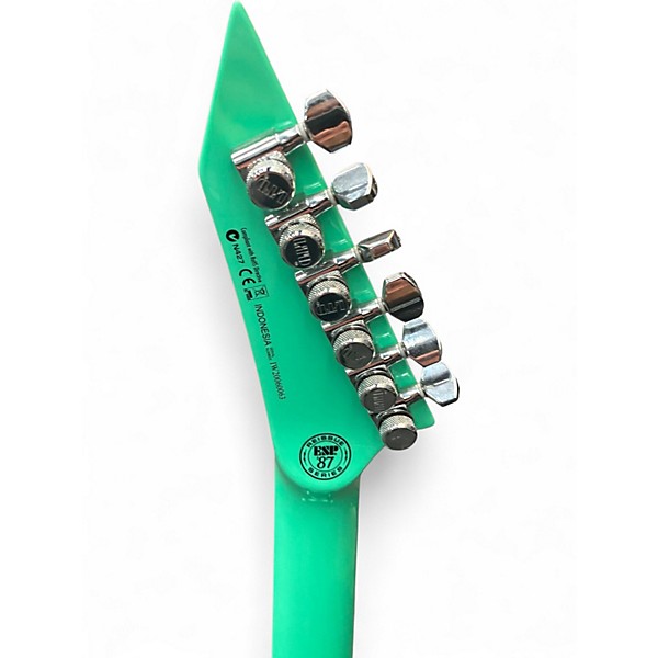 Used ESP LTD Eclipse '87 NT Reissue Turquoise Solid Body Electric Guitar