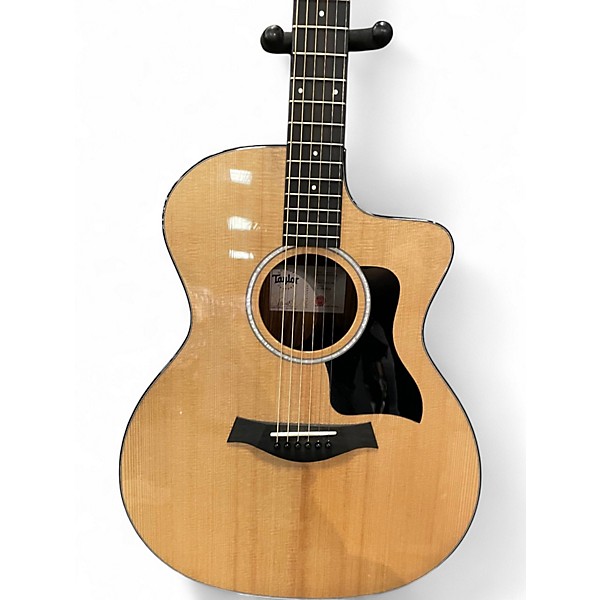 Used Taylor 214ce plus Natural Acoustic Electric Guitar