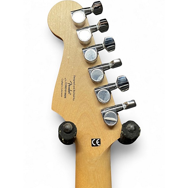 Used Squier Affinity Stratocaster Black and White Solid Body Electric Guitar