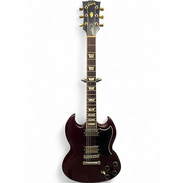 Used 1990s Gibson SG Wine Red Solid Body Electric Guitar