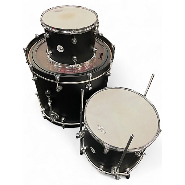 Used DW 3 Piece Design Series Black Drum Kit