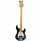 Used Ernie Ball Music Man Sterling 4 String Blue Burst Electric Bass Guitar thumbnail