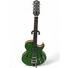 Used The Loar LH-306T-CGN GREEN Hollow Body Electric Guitar