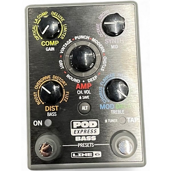 Used Line 6 POD EXPRESS BASS Effect Processor