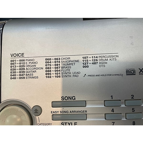 Used Yamaha PSR295 61 Key Portable Keyboard