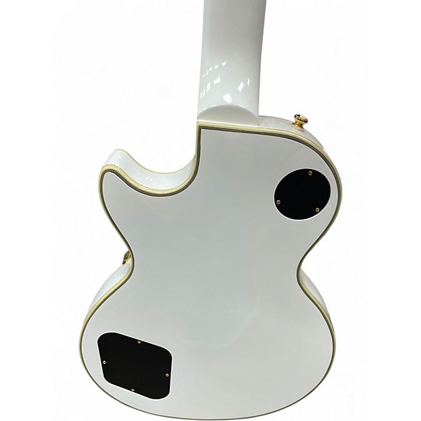 Used Epiphone Les Paul Custom Alpine White Solid Body Electric Guitar