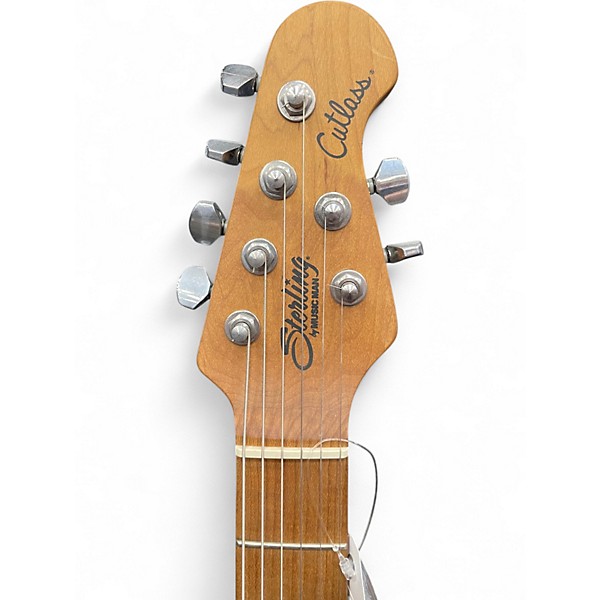 Used Sterling by Music Man CUTLASS BLUE Solid Body Electric Guitar