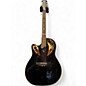 Used Ovation CS247 Celebrity Left-Handed Black Acoustic Electric Guitar thumbnail