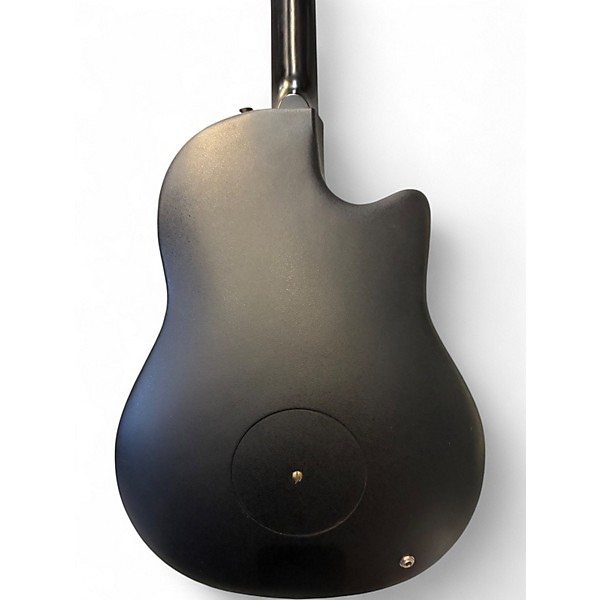 Used Ovation CS247 Celebrity Left-Handed Black Acoustic Electric Guitar