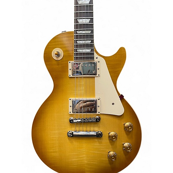 Used Gibson Les Paul Standard Faded '50s Neck Lemonburst Solid Body Electric Guitar
