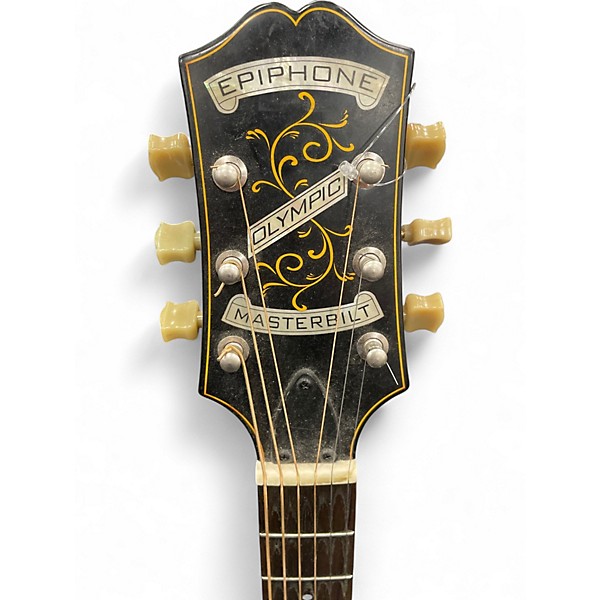 Used Epiphone MASTERBILT OLYMPIC Honey Burst Acoustic Electric Guitar