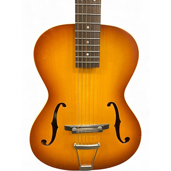 Used Epiphone MASTERBILT OLYMPIC Honey Burst Acoustic Electric Guitar