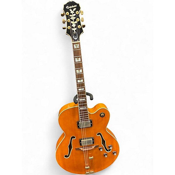 Used Epiphone Broadway Natural Hollow Body Electric Guitar
