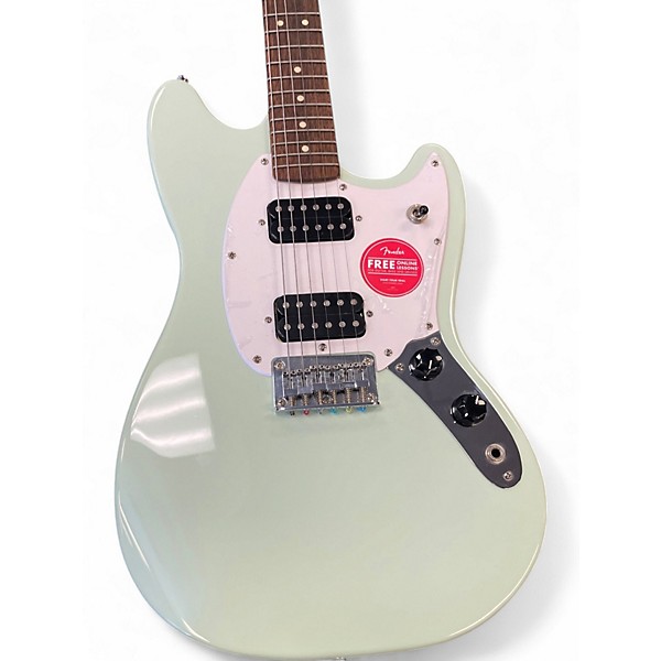 Used Squier Sonic Mustang Seafoam Green Solid Body Electric Guitar