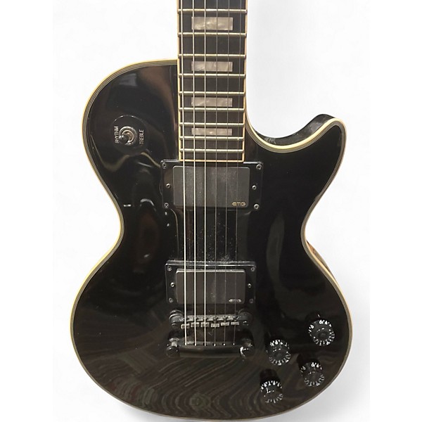 Used Epiphone Matt Heafy Les Paul Custom Ebony Solid Body Electric Guitar