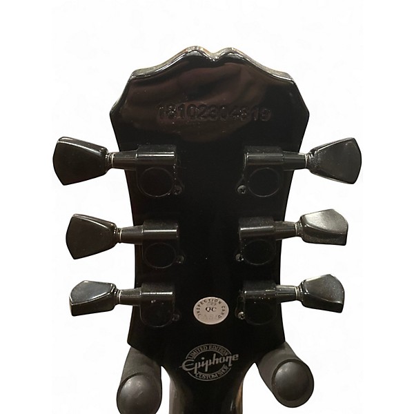 Used Epiphone Matt Heafy Les Paul Custom Ebony Solid Body Electric Guitar