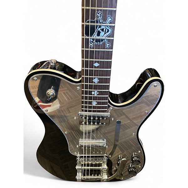 Used Schecter Guitar Research Pete Dee "Adicts" Signature Black Solid Body Electric Guitar