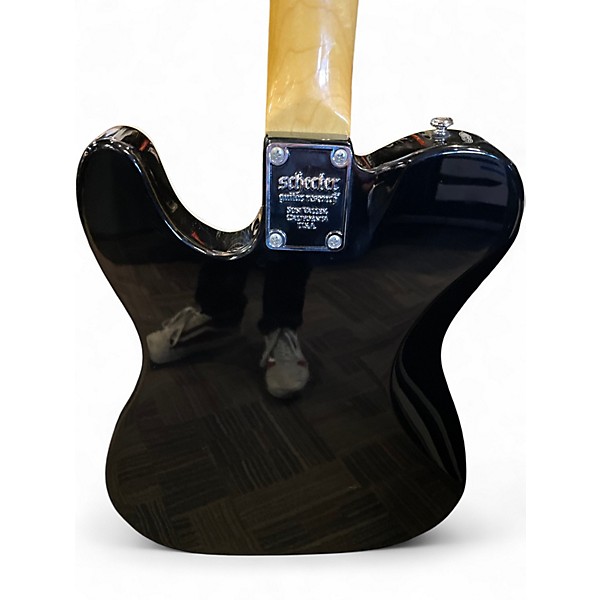 Used Schecter Guitar Research Pete Dee "Adicts" Signature Black Solid Body Electric Guitar