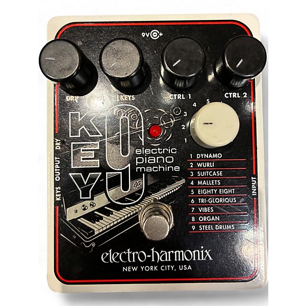 Used Electro-Harmonix Key9 Electric Piano Machine Effect Pedal