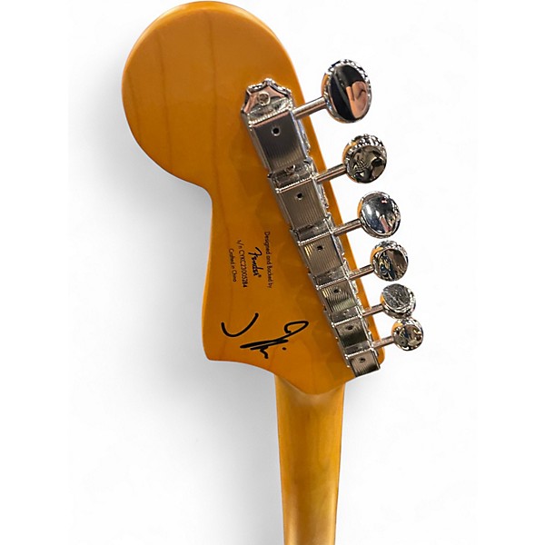 Used Squier J Mascis Jazzmaster cream Solid Body Electric Guitar