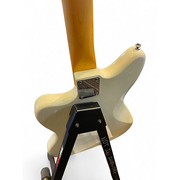 Used Squier J Mascis Jazzmaster cream Solid Body Electric Guitar