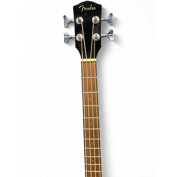 Used Fender CB60SCE Black Acoustic Bass Guitar