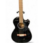 Used Fender CB60SCE Black Acoustic Bass Guitar