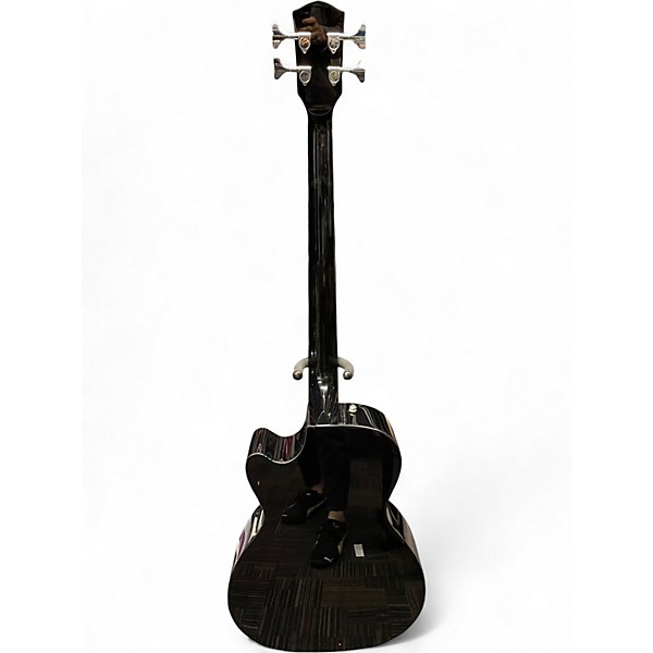 Used Fender CB60SCE Black Acoustic Bass Guitar