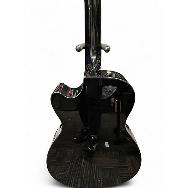 Used Fender CB60SCE Black Acoustic Bass Guitar