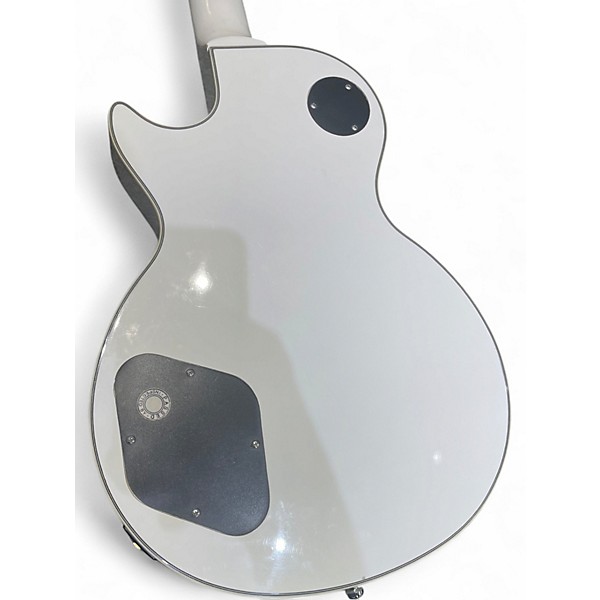 Used 2001 Epiphone Les Paul Custom Alpine White Solid Body Electric Guitar