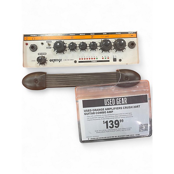 Used Orange Amplifiers Crush 12 Guitar Combo Amp