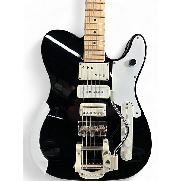 Used Fender TRIPLECASTER Black Solid Body Electric Guitar