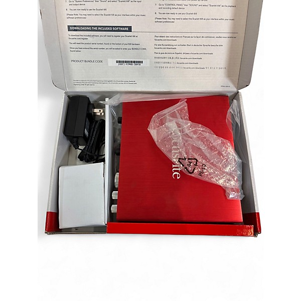 Used Focusrite Scarlett 6i6 Gen 2 Audio Interface