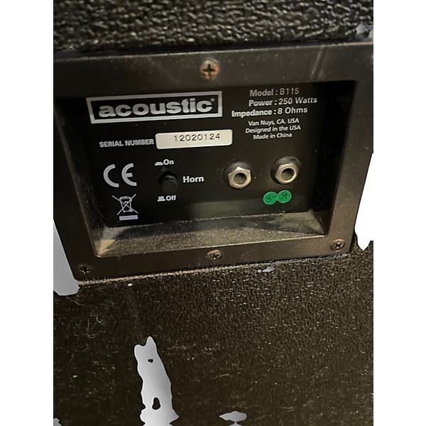 Used Acoustic B115 250W 1x15 Bass Cabinet