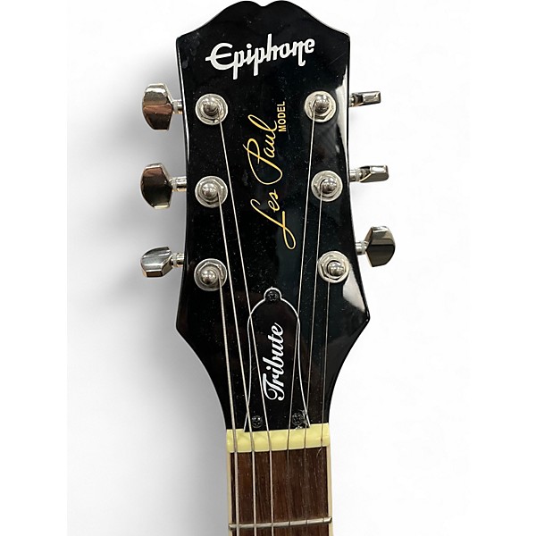 Used Epiphone Tribute Les Paul Standard BLACK Solid Body Electric Guitar