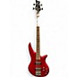 Used Jackson SBX IV Candy Apple Red Electric Bass Guitar thumbnail
