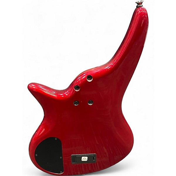 Used Jackson SBX IV Candy Apple Red Electric Bass Guitar