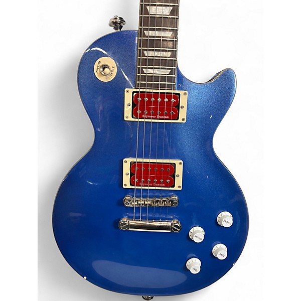 Used Epiphone Les Paul Classic SPARKLE BLUE Solid Body Electric Guitar