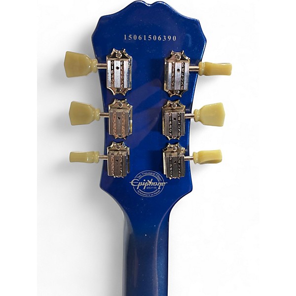 Used Epiphone Les Paul Classic SPARKLE BLUE Solid Body Electric Guitar