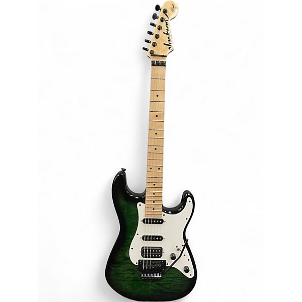 Used Jackson Adrian Smith Signature SDXQ Trans Green Solid Body Electric Guitar