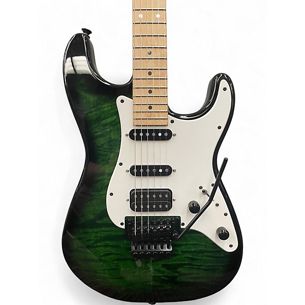 Used Jackson Adrian Smith Signature SDXQ Trans Green Solid Body Electric Guitar
