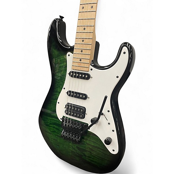 Used Jackson Adrian Smith Signature SDXQ Trans Green Solid Body Electric Guitar