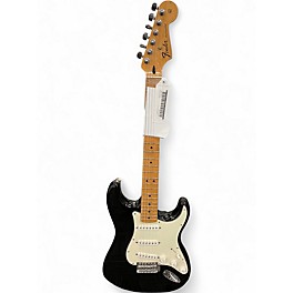 Used Fender Standard Stratocaster Black Solid Body Electric Guitar