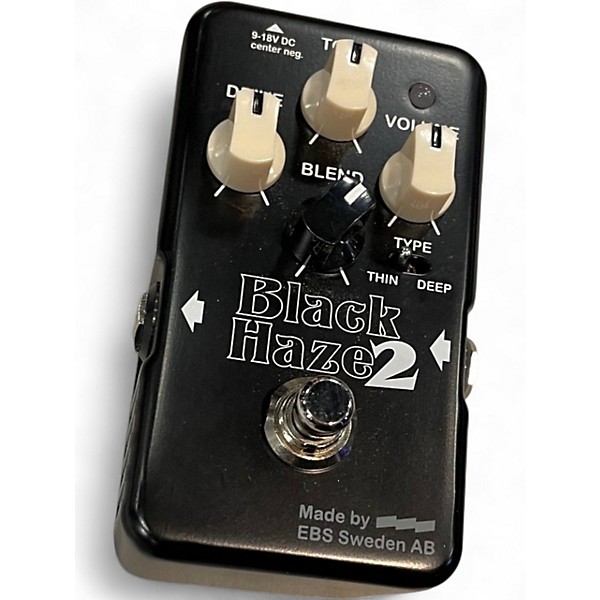 Used EBS BLACK HAZE 2 Effect Pedal