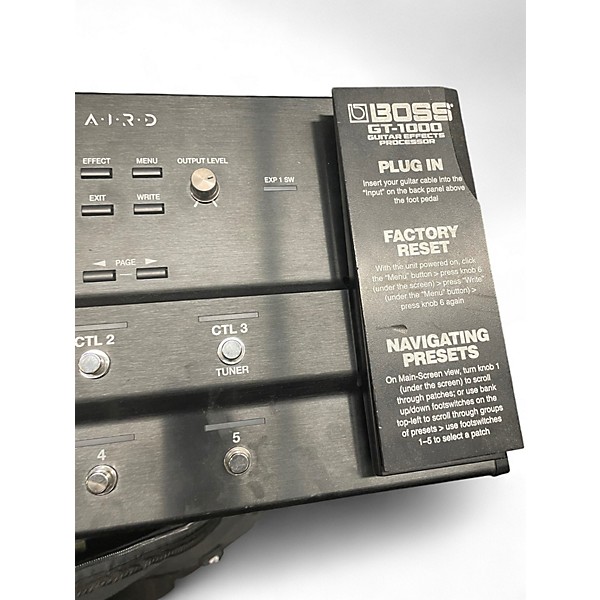 Used BOSS Gt1000 Core Effect Processor