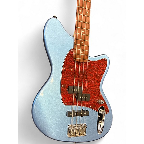 Used 2018 Ibanez TMB 100 Blue Electric Bass Guitar