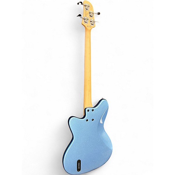 Used 2018 Ibanez TMB 100 Blue Electric Bass Guitar