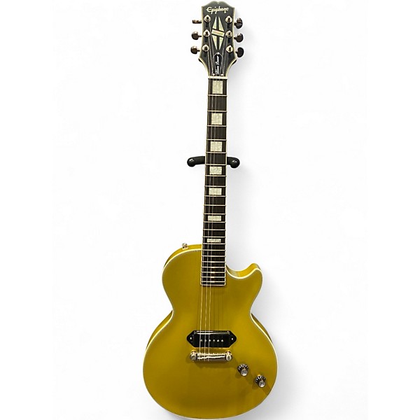 Used Epiphone Jared James Nichols "Old Glory" Les Paul Custom Gold Solid Body Electric Guitar