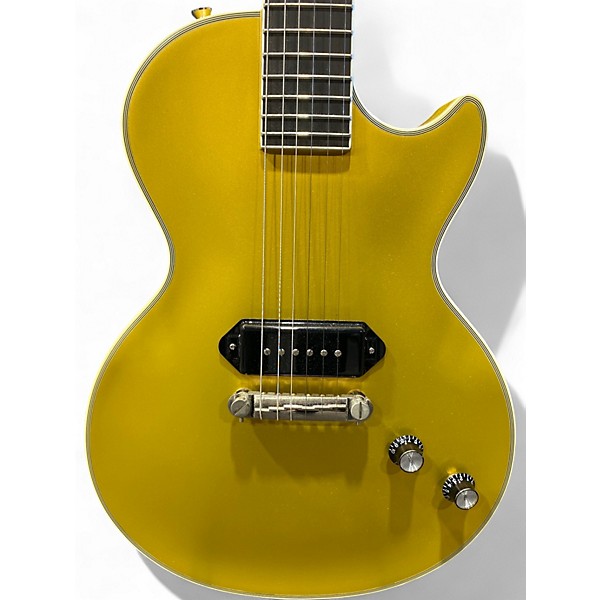 Used Epiphone Jared James Nichols "Old Glory" Les Paul Custom Gold Solid Body Electric Guitar