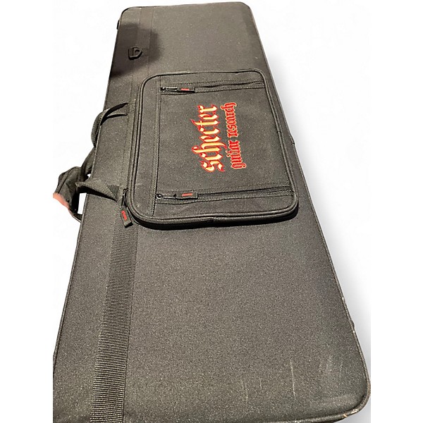 Used Schecter Guitar Research hellraiser hybrid PT7 trans black Solid Body Electric Guitar